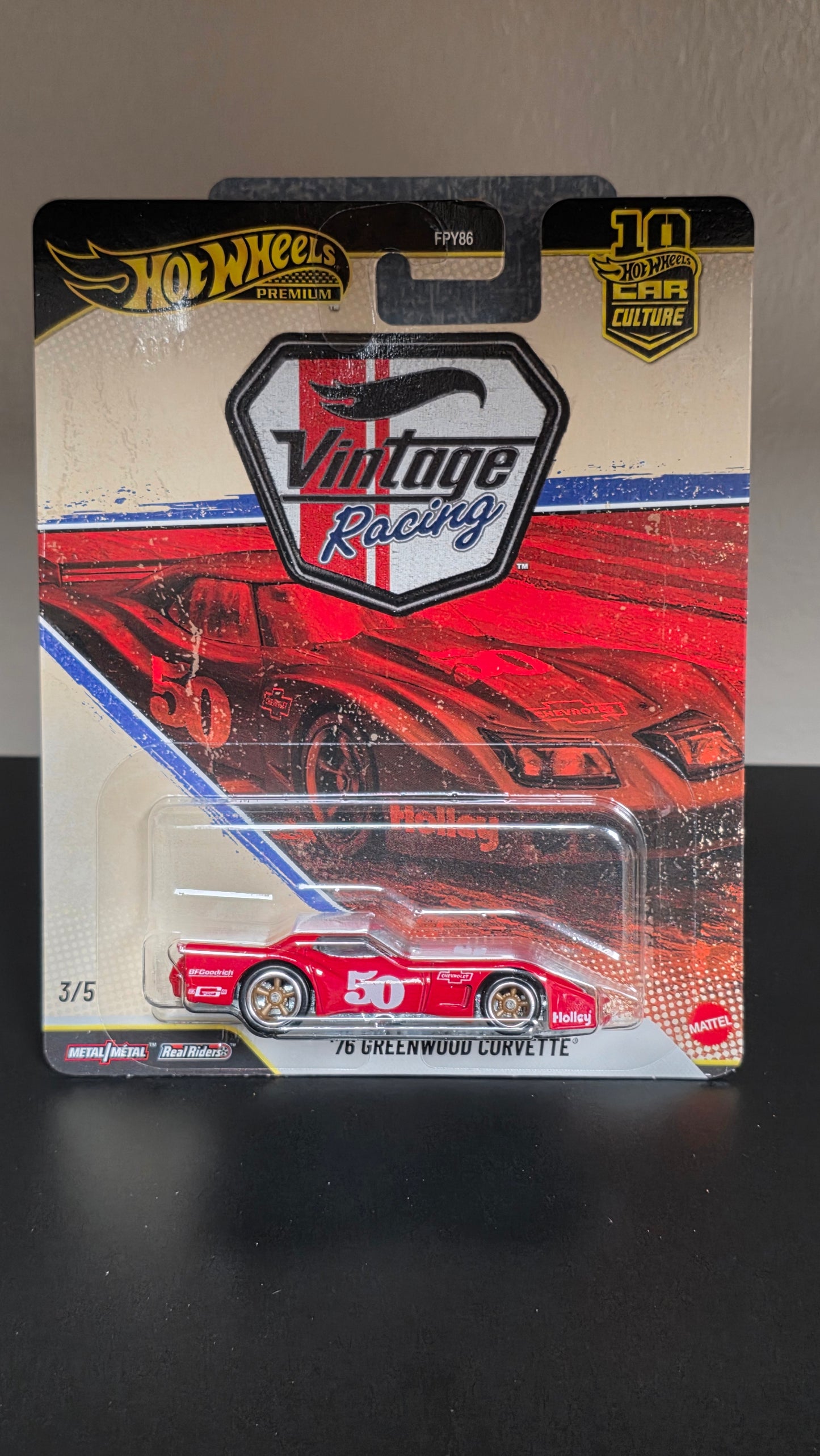 Hot Wheels 1:64 Car Culture 10th Anniversary 2026 T Case – Vintage Racing