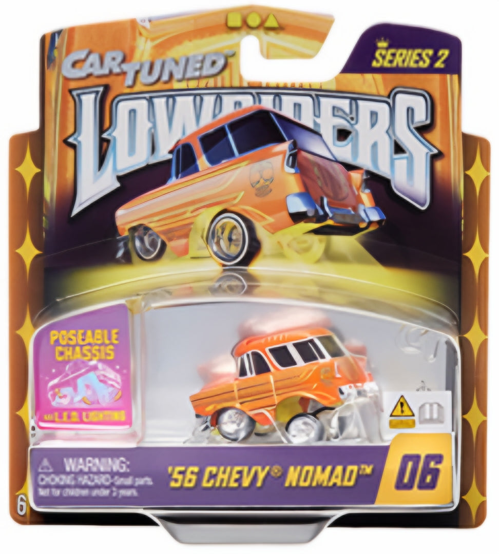 CarTuned 1:64 Lowriders SHOW GLOW Series 2 Assortment of 8 Styles 2026 – LED Light Up Chassis