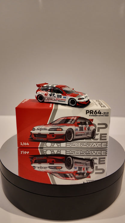 PopRace 1:64 Pandem Civic EG6 v1.5 – Idemitsu Motion Infinite