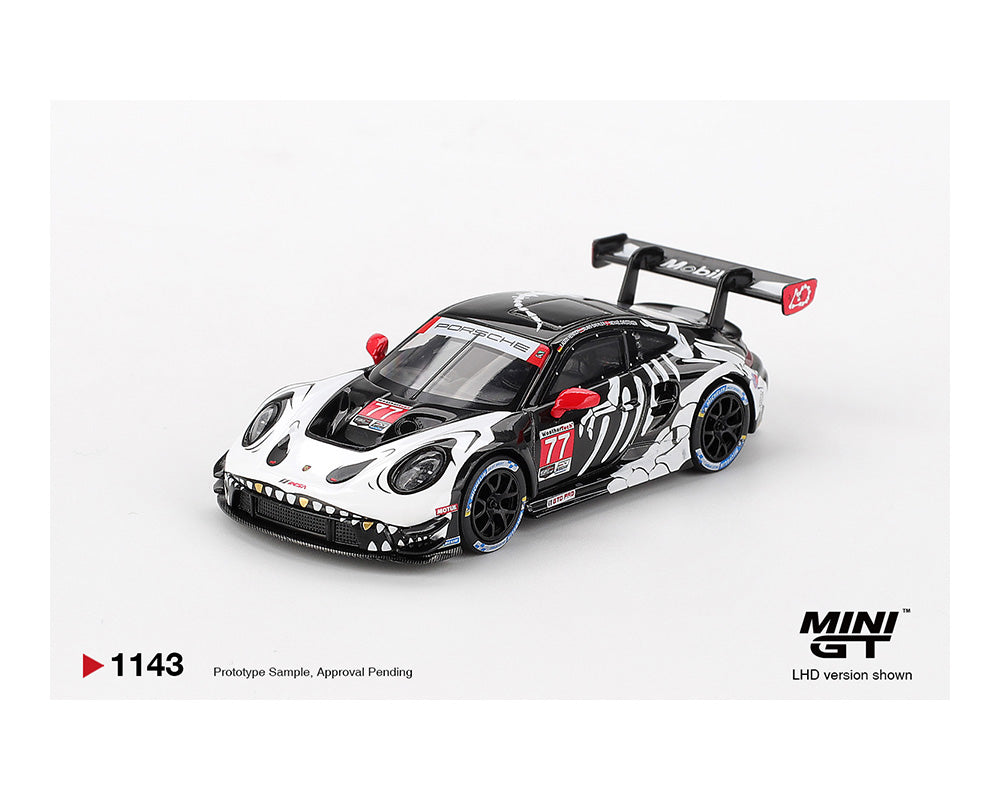 Mini GT 1:64 Porsche 911 GT3 R #77 AO Racing 2025 IMSA Petit Le Mans