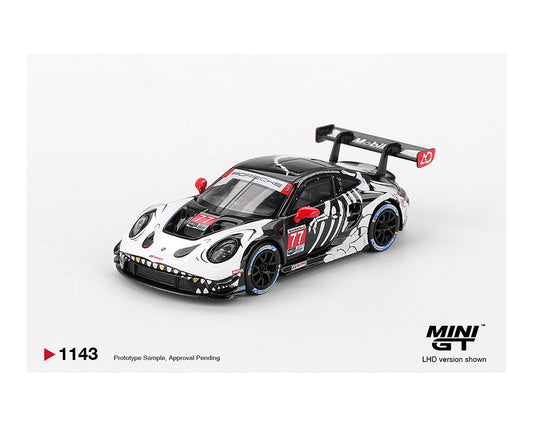 Mini GT 1:64 Porsche 911 GT3 R #77 AO Racing 2025 IMSA Petit Le Mans