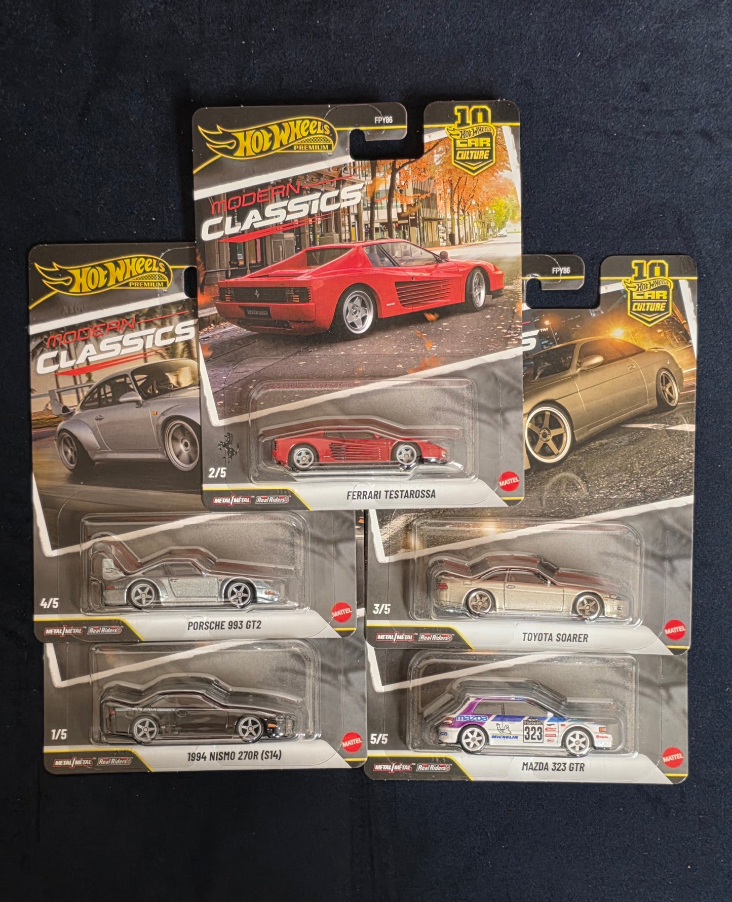 Hot Wheels 1:64 Car Culture 10th Anniversary 2026 S Case – Modern Classics Assortment